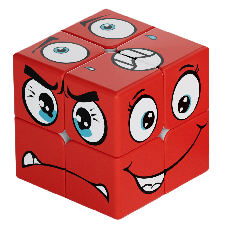 Red Face Cube